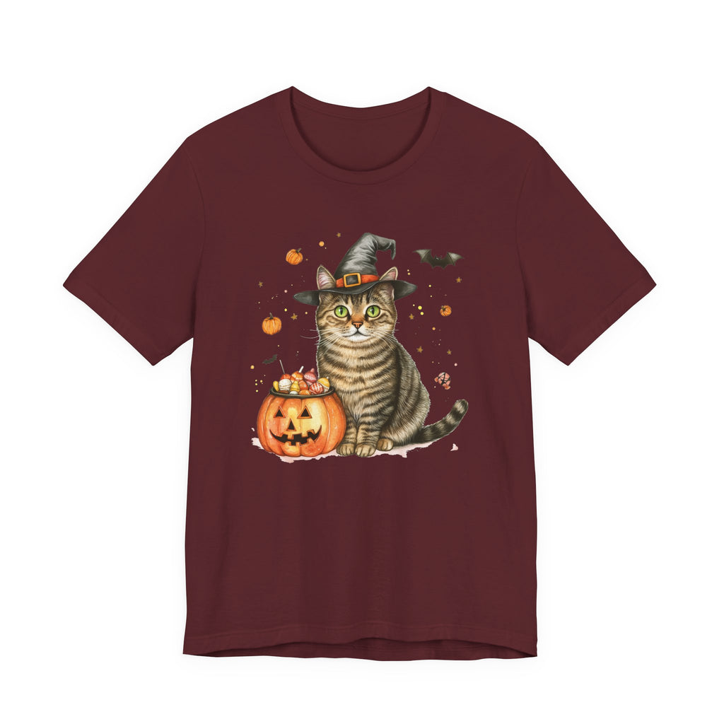 Shorthair Grey Tabby Cat Bewitched Tee