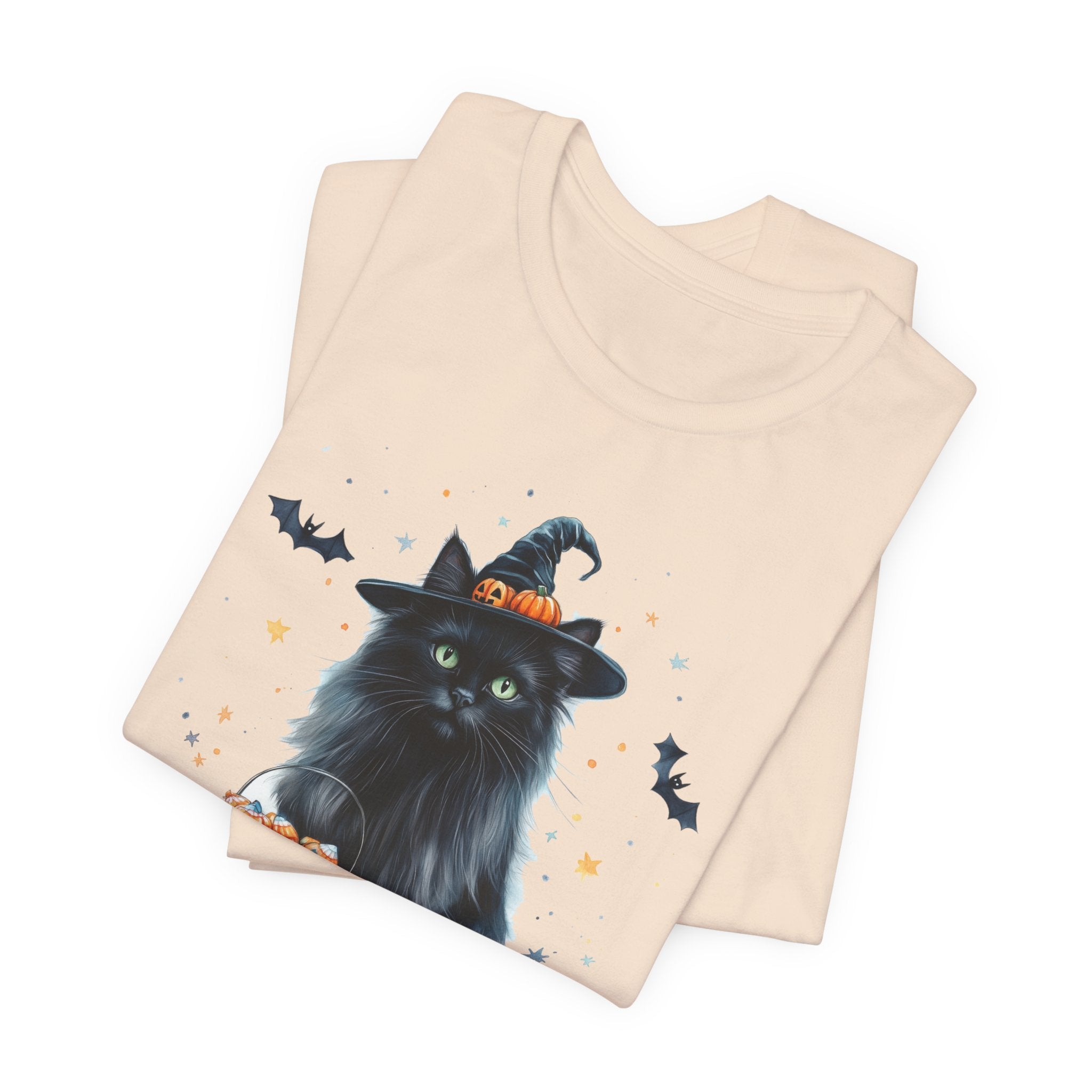 Longhair Black Cat Bewitched Tee