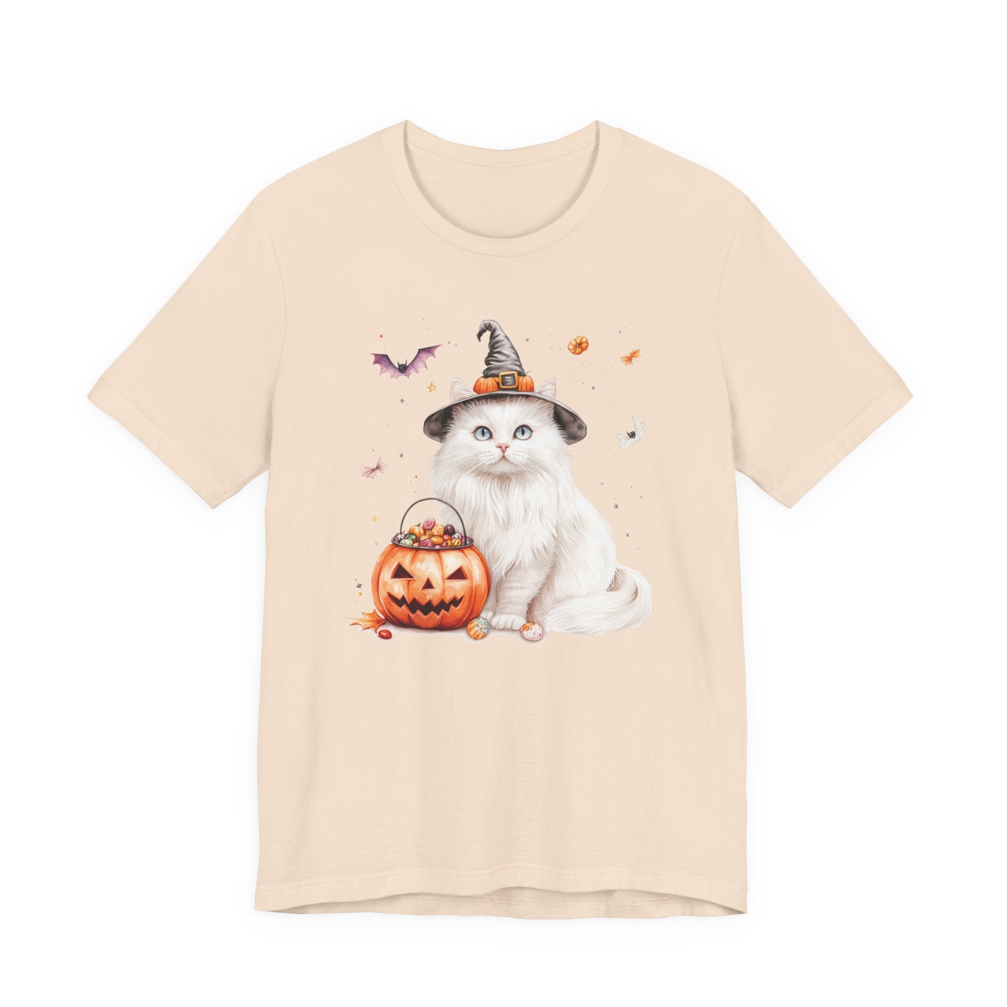 Longhair White Cat Bewitched Tee
