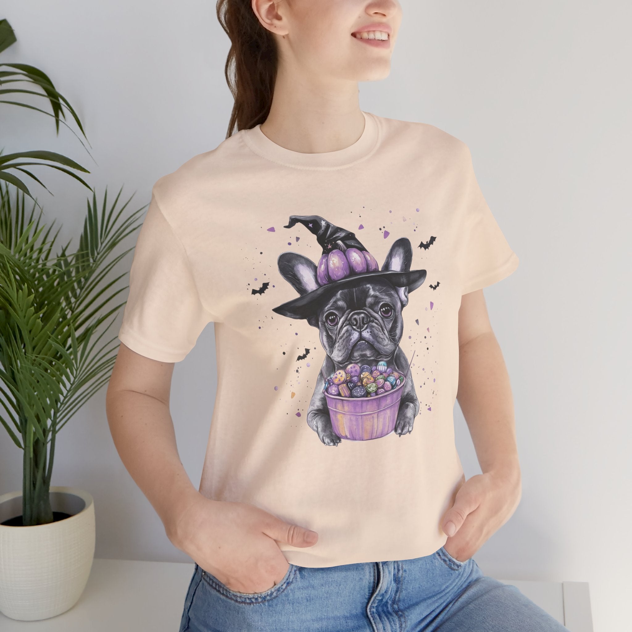 Black French Bulldog Bewitched Tee