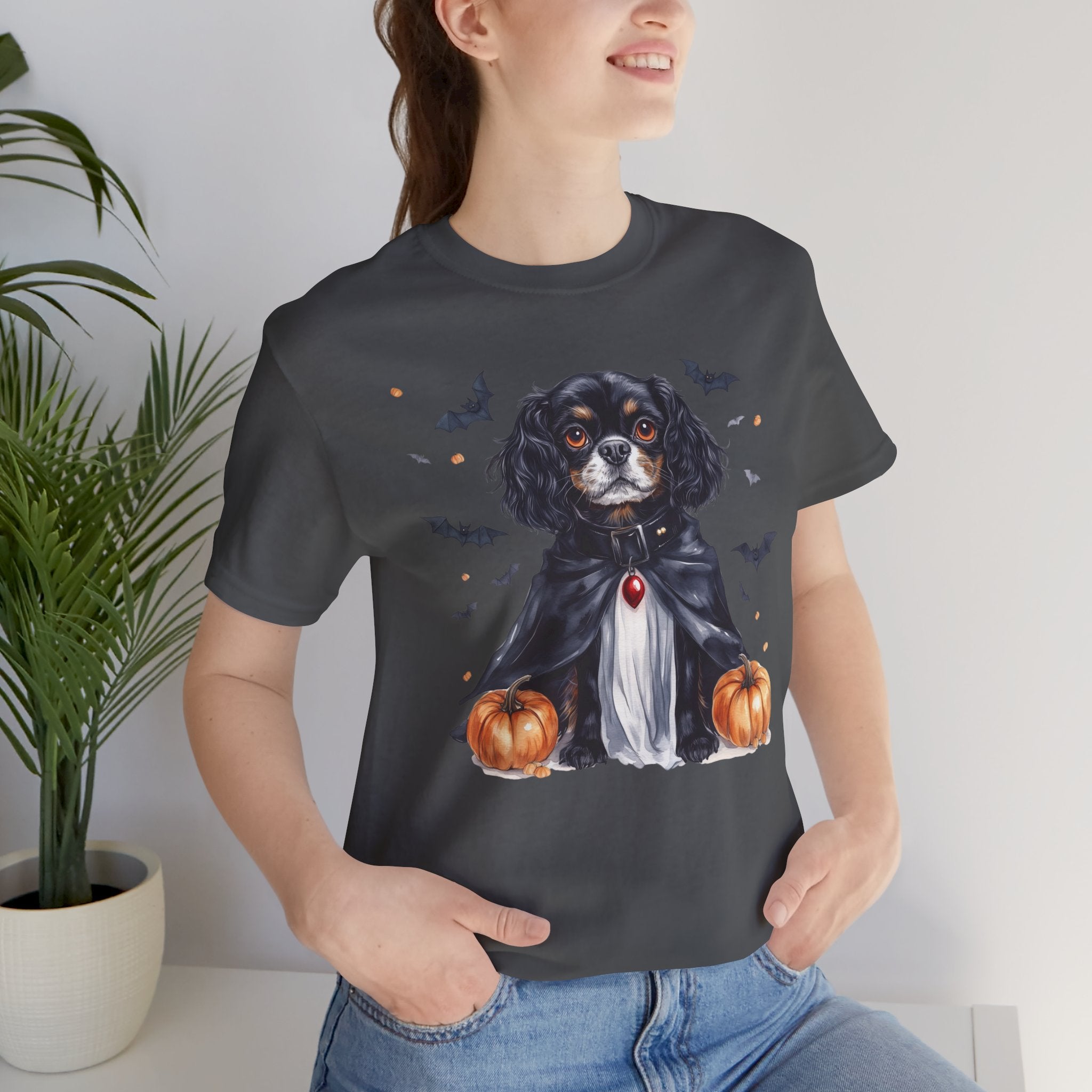 Black King Charles Cavalier Costume Tee