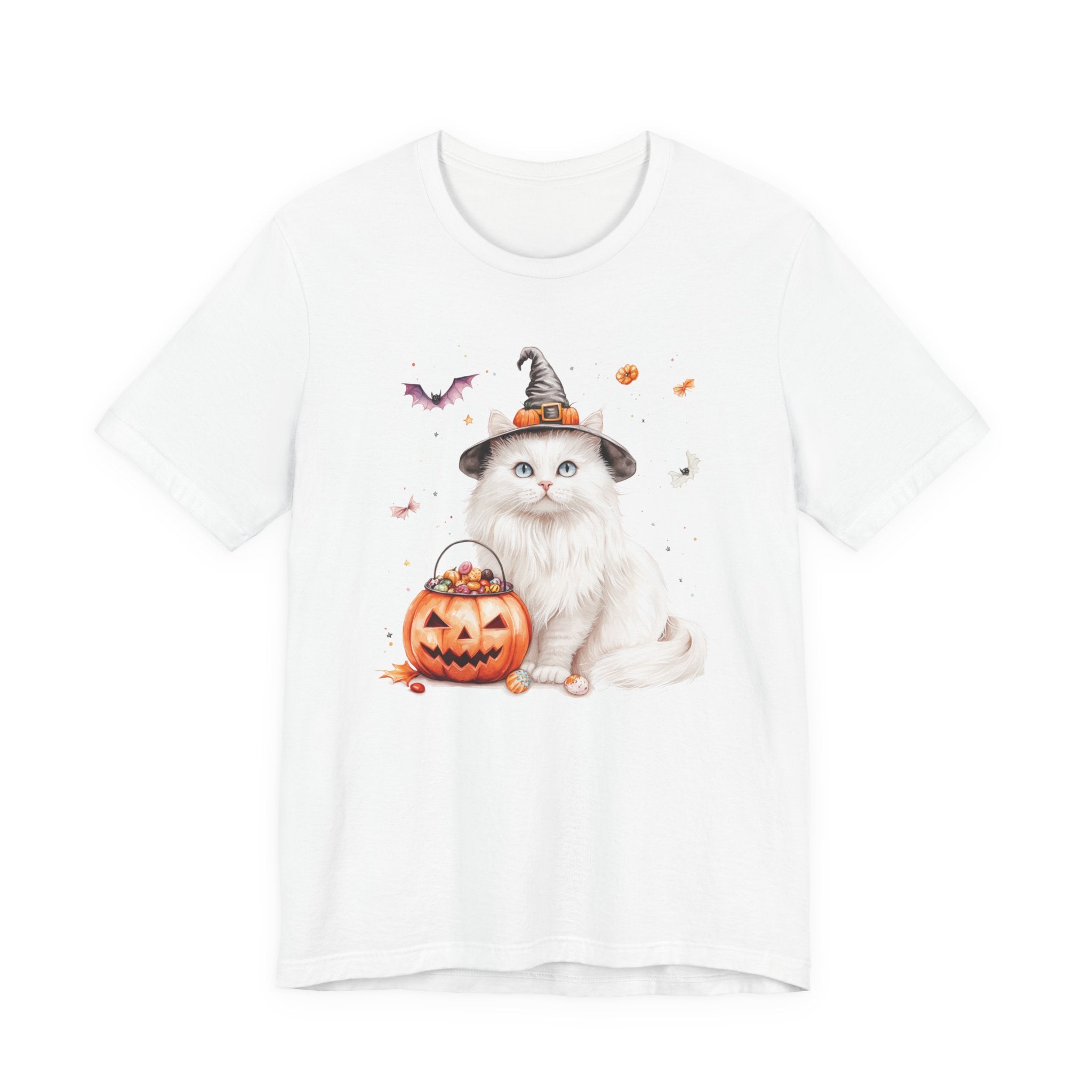 Longhair White Cat Bewitched Tee