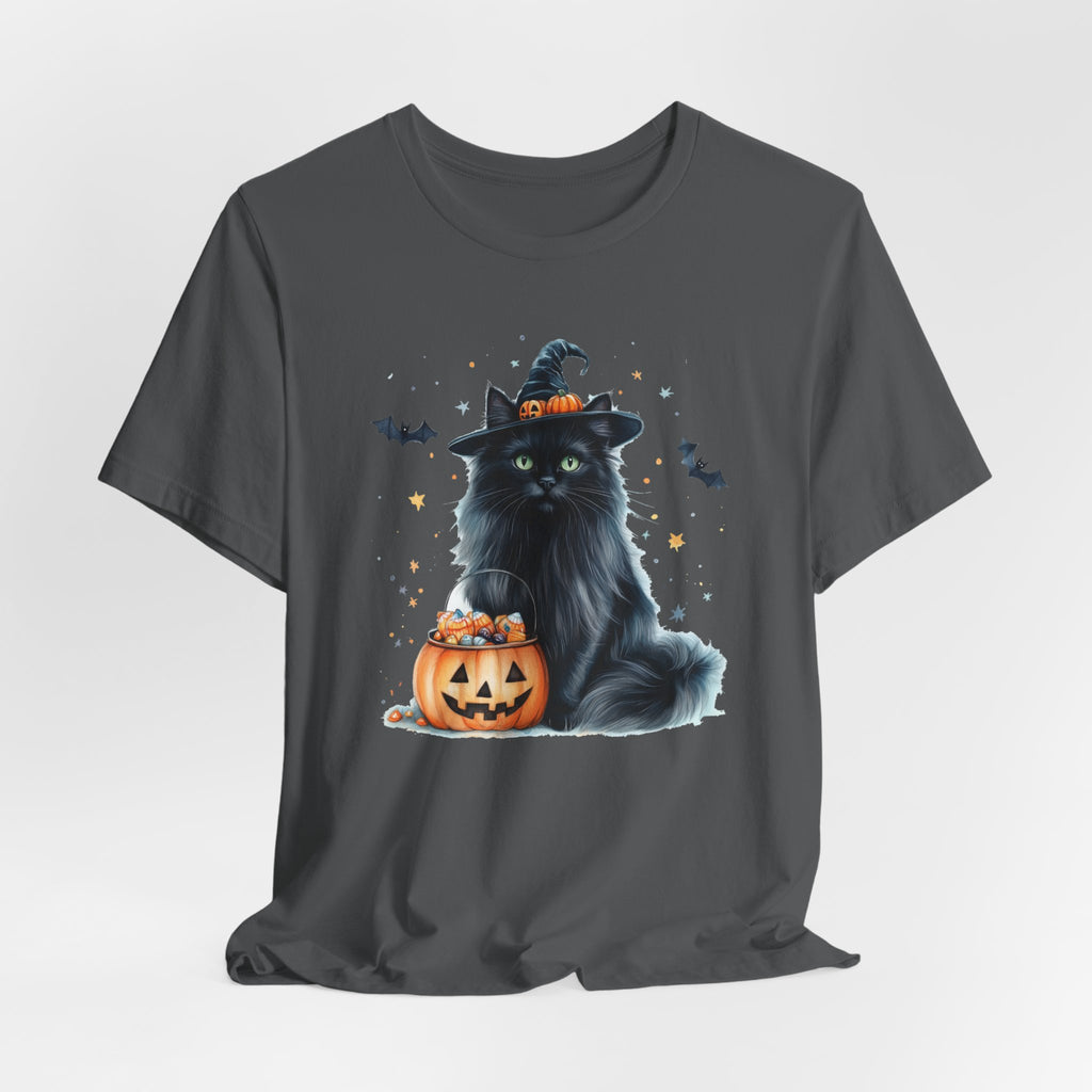 Longhair Black Cat Bewitched Tee