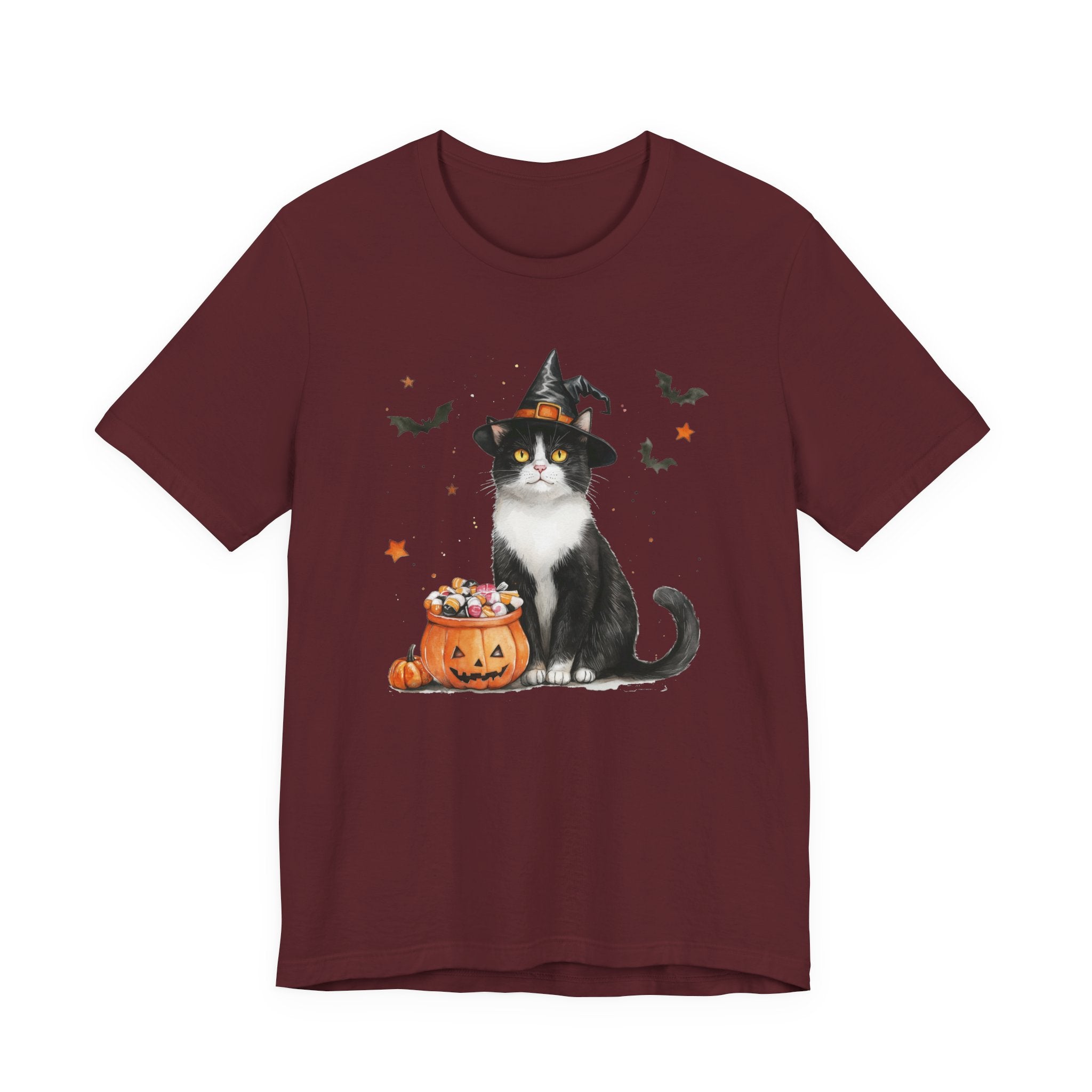 Shorthair Tuxedo Cat Bewitched Tee