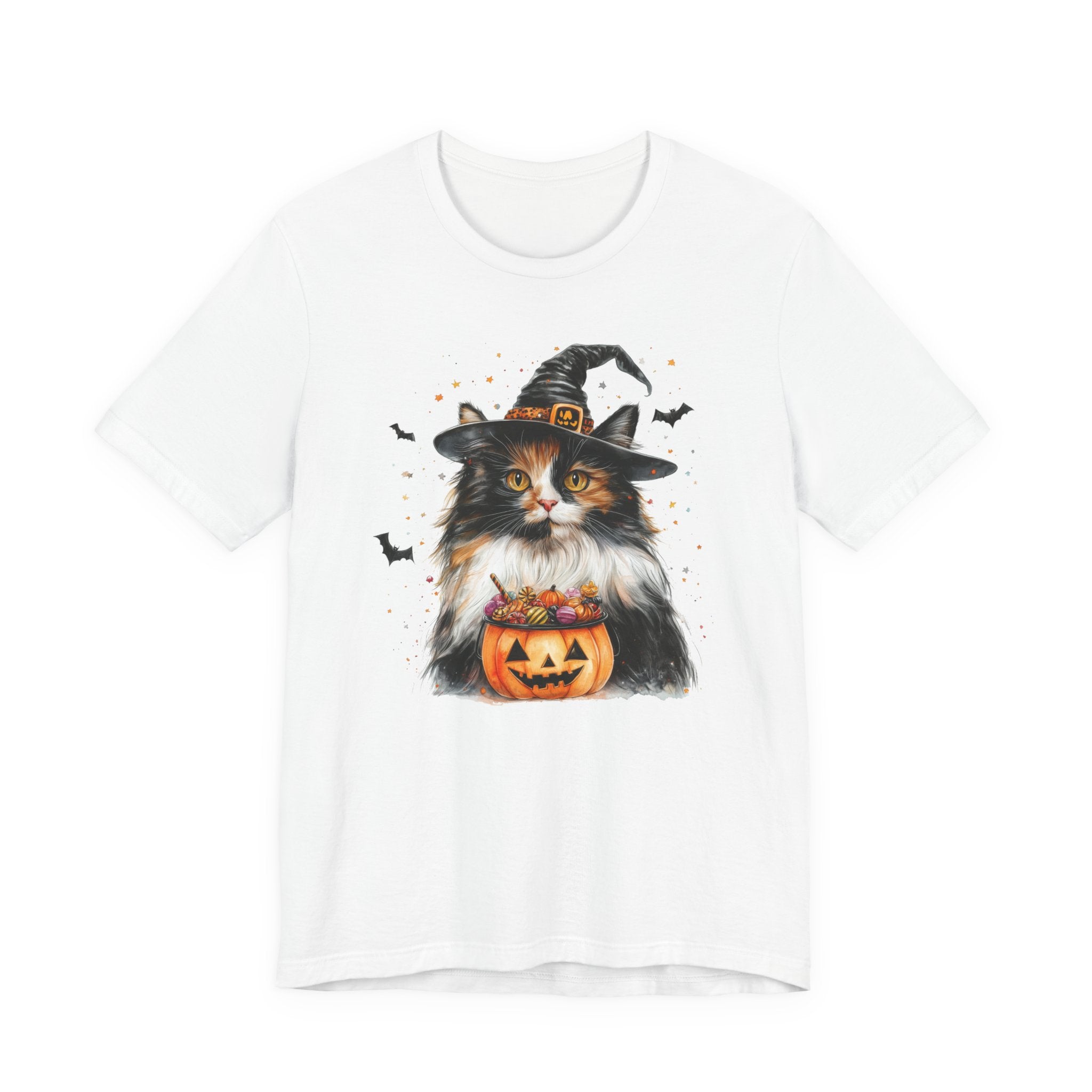 Longhair Calico Cat Bewitched Tee