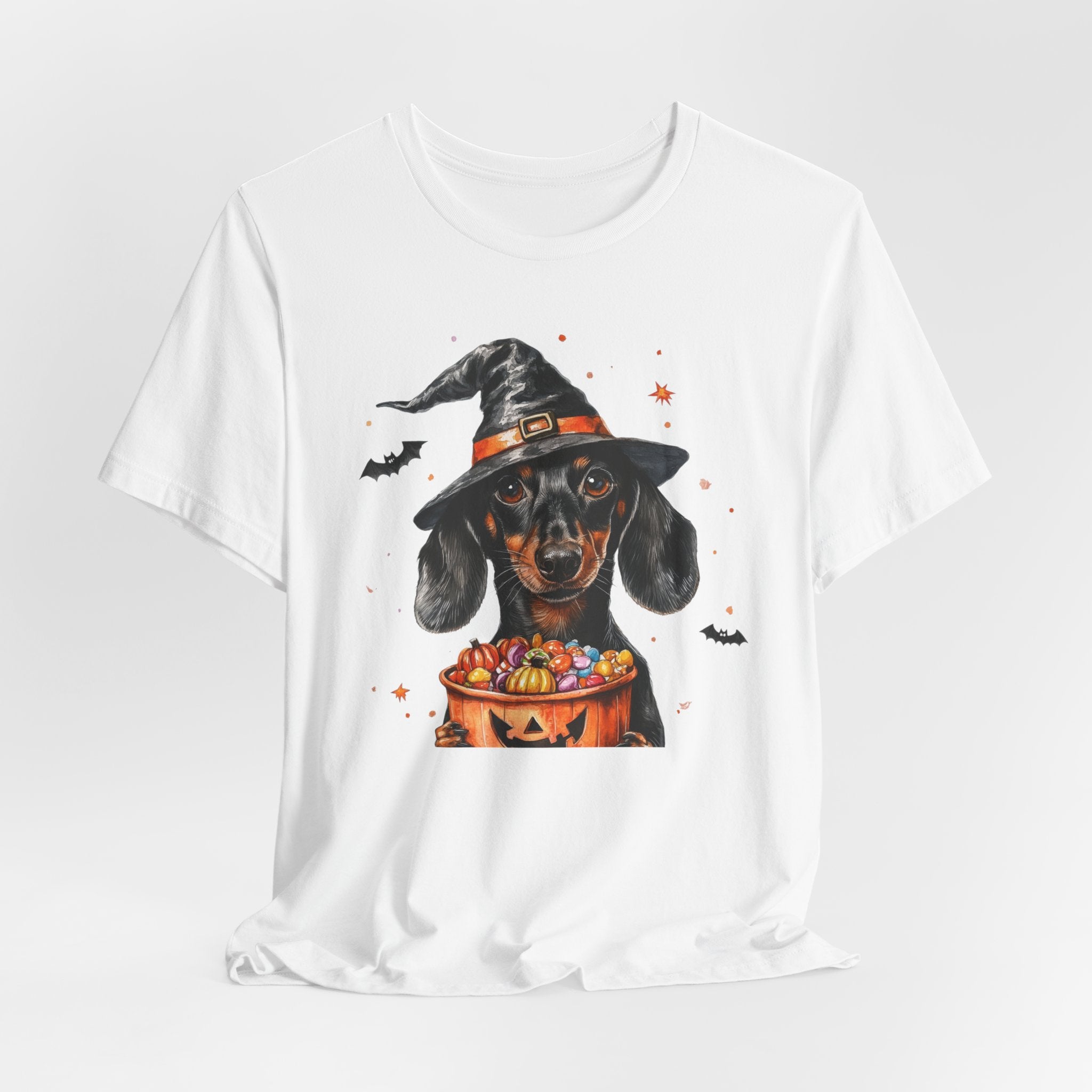 Black Dachshund Bewitched Tee