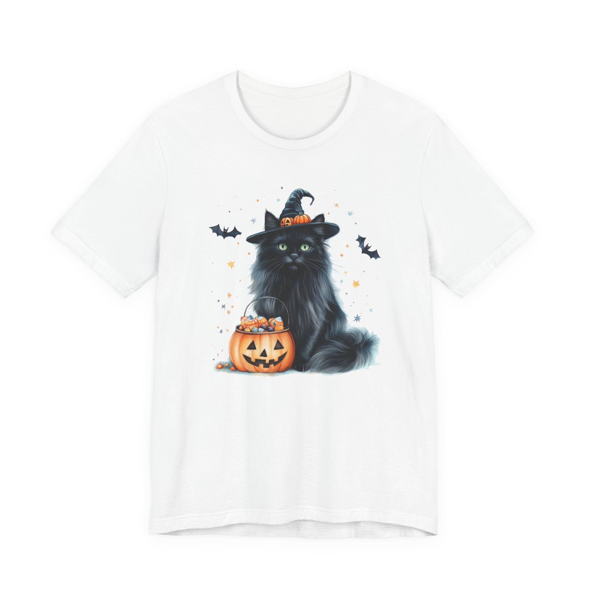 Longhair Black Cat Bewitched Tee