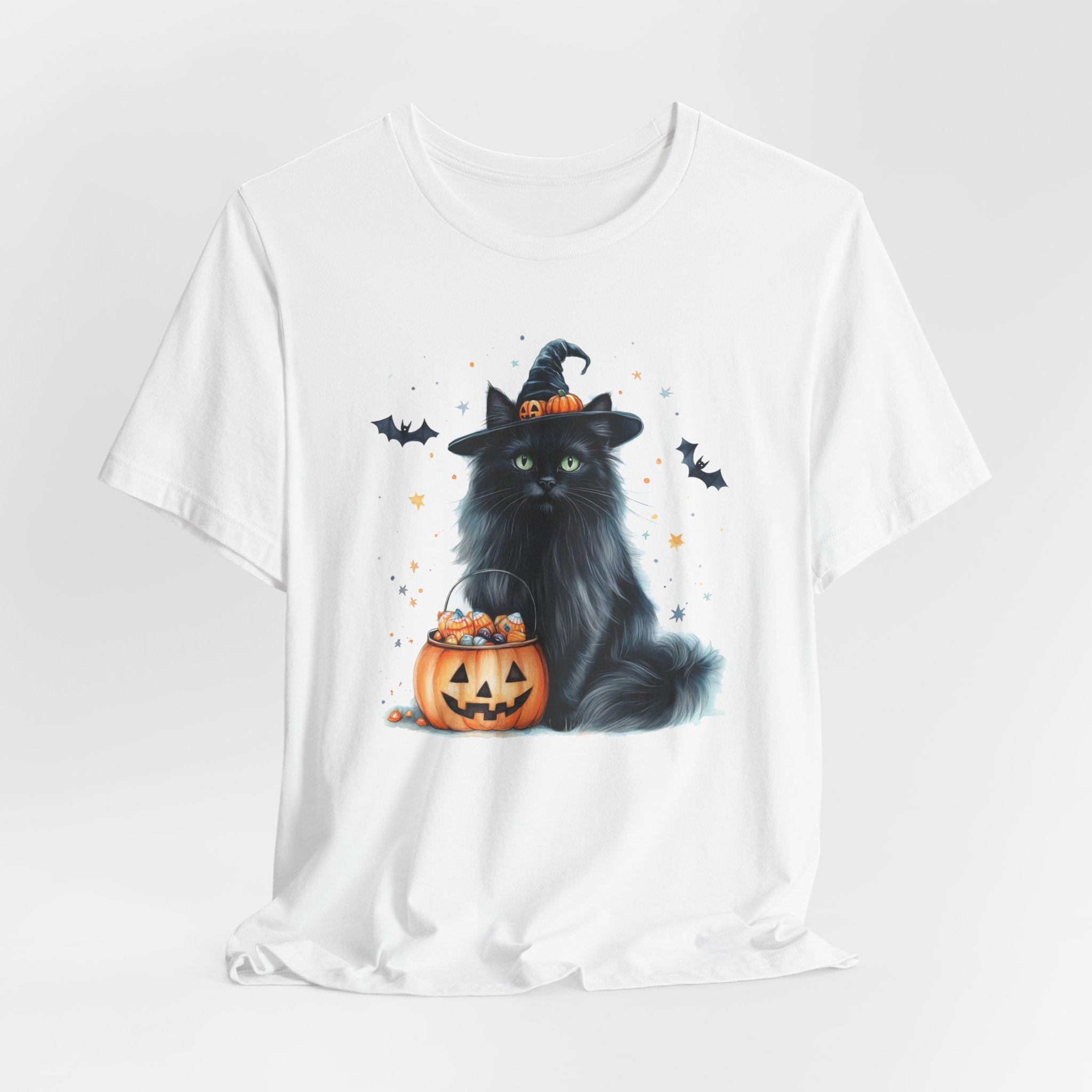 Longhair Black Cat Bewitched Tee