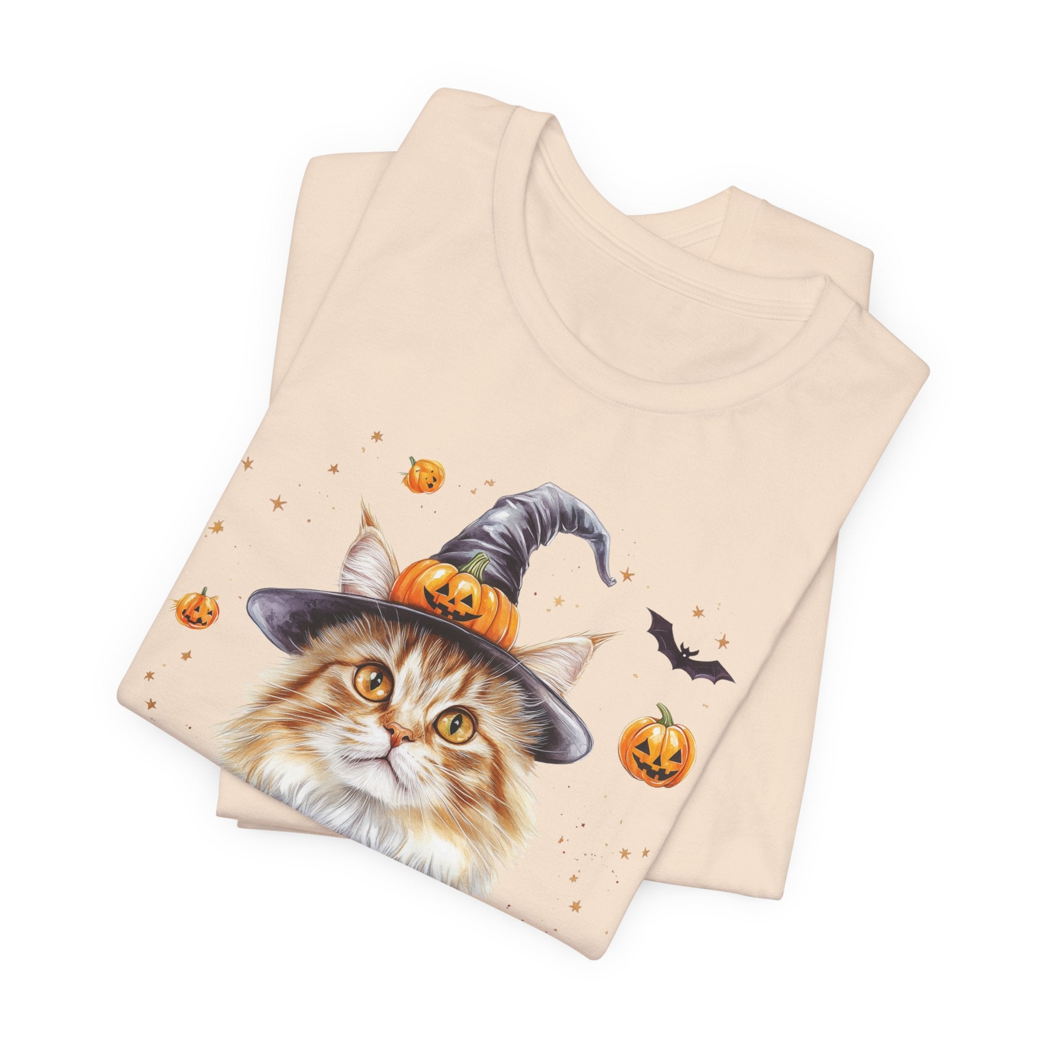 Longhair Orange Tabby Cat II Bewitched Tee