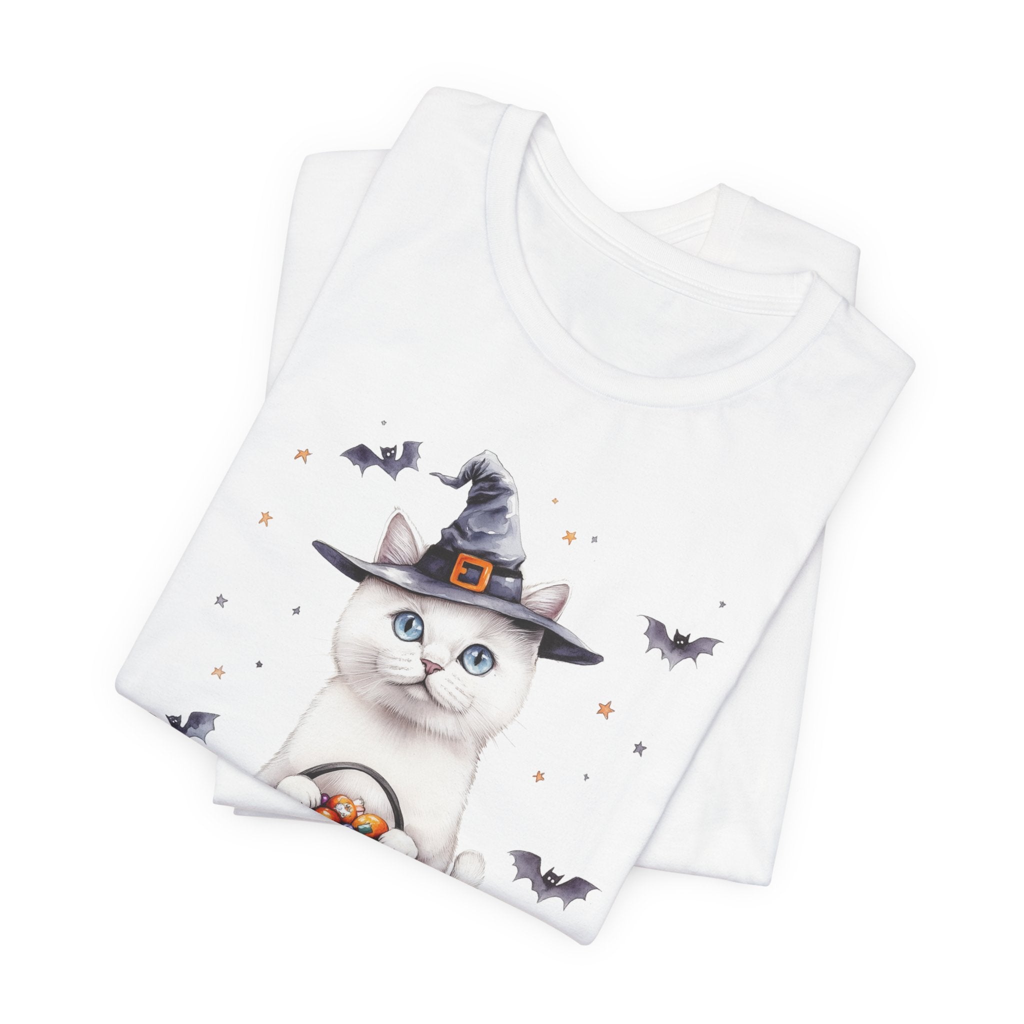 Shorthair White Cat Bewitched Tee