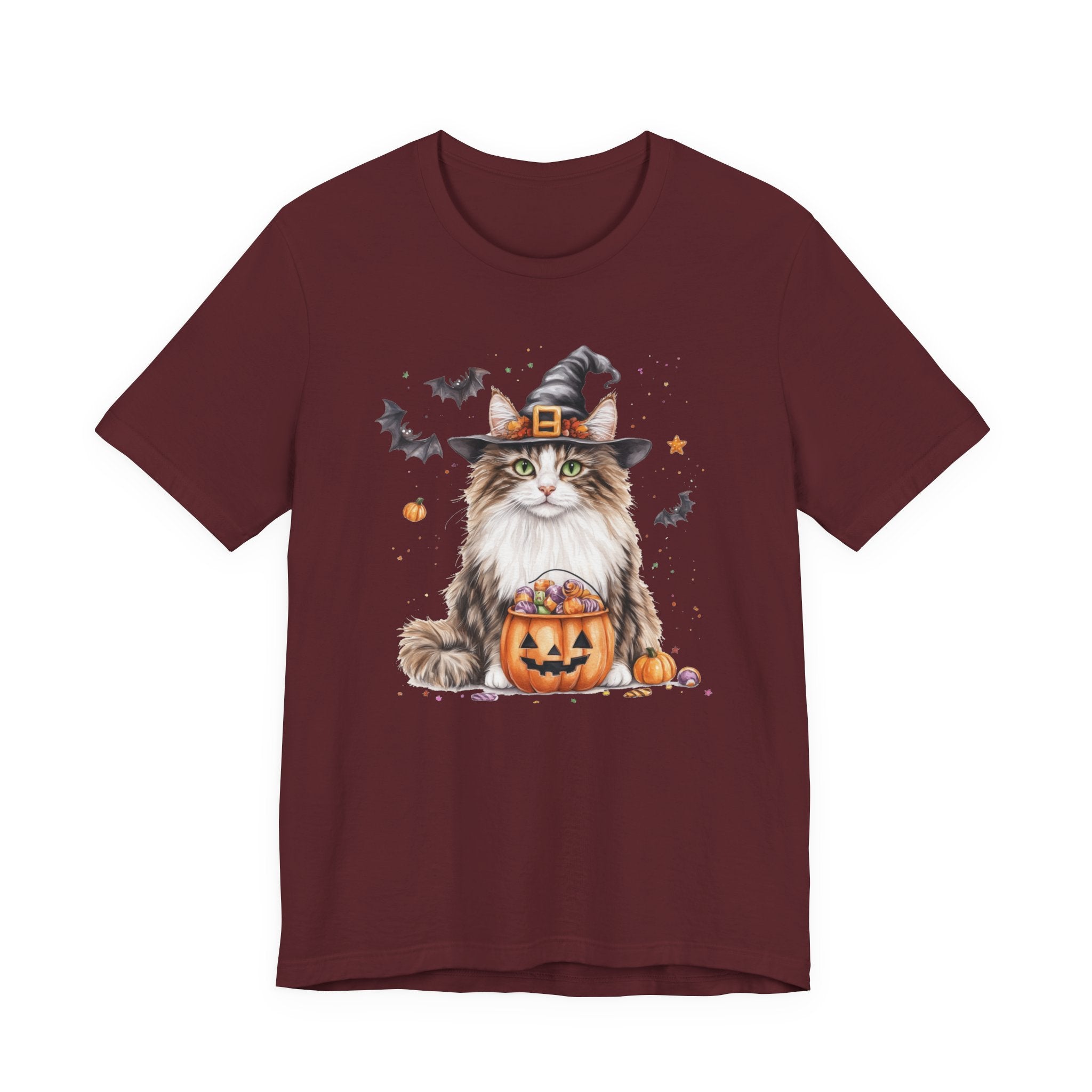 Longhair Tabby Cat Bewitched Tee