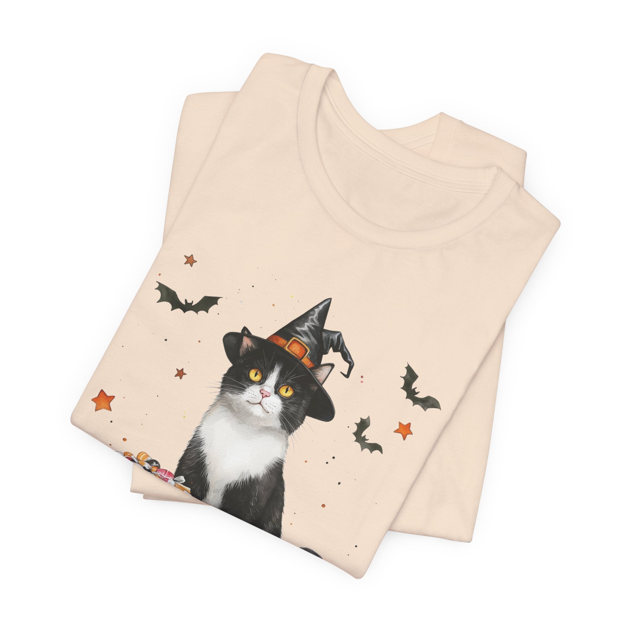 Shorthair Tuxedo Cat Bewitched Tee