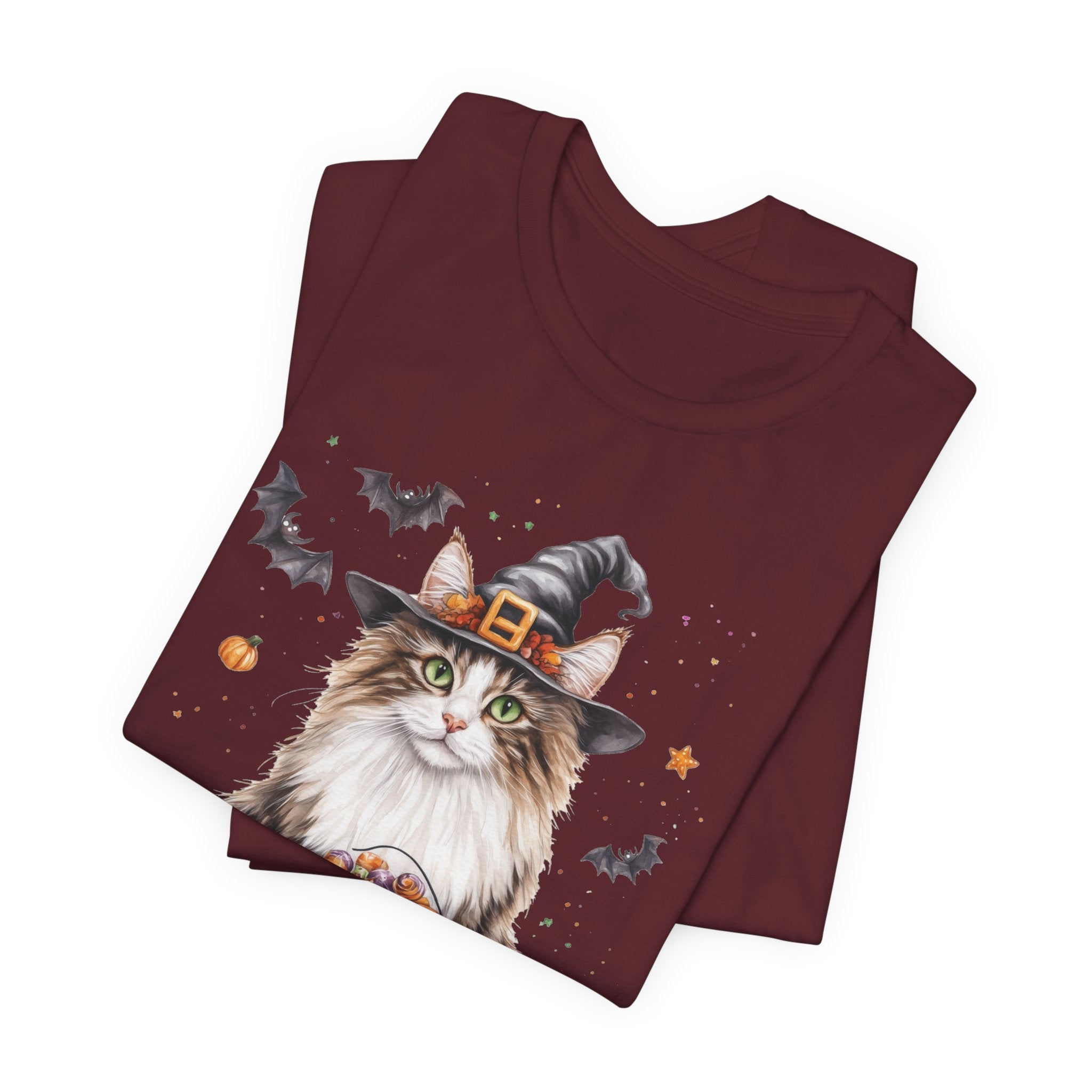 Longhair Tabby Cat Bewitched Tee