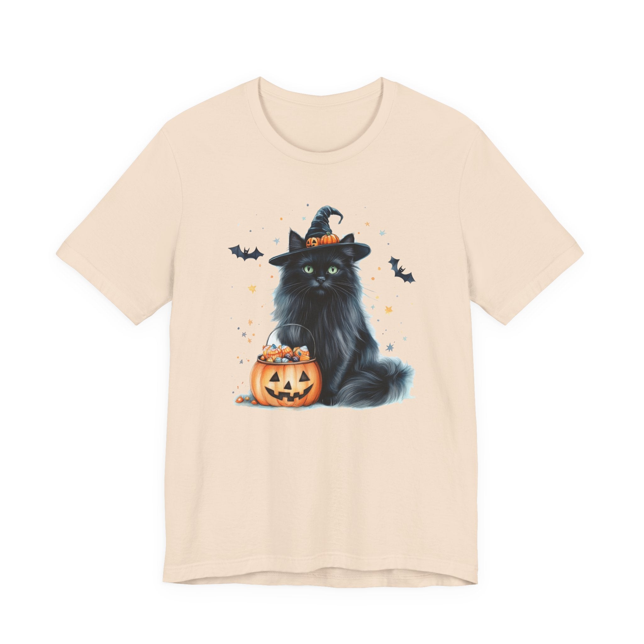 Longhair Black Cat Bewitched Tee