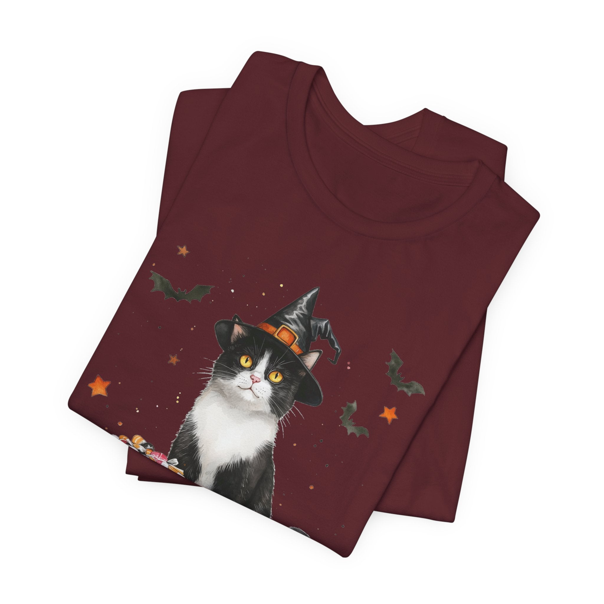 Shorthair Tuxedo Cat Bewitched Tee