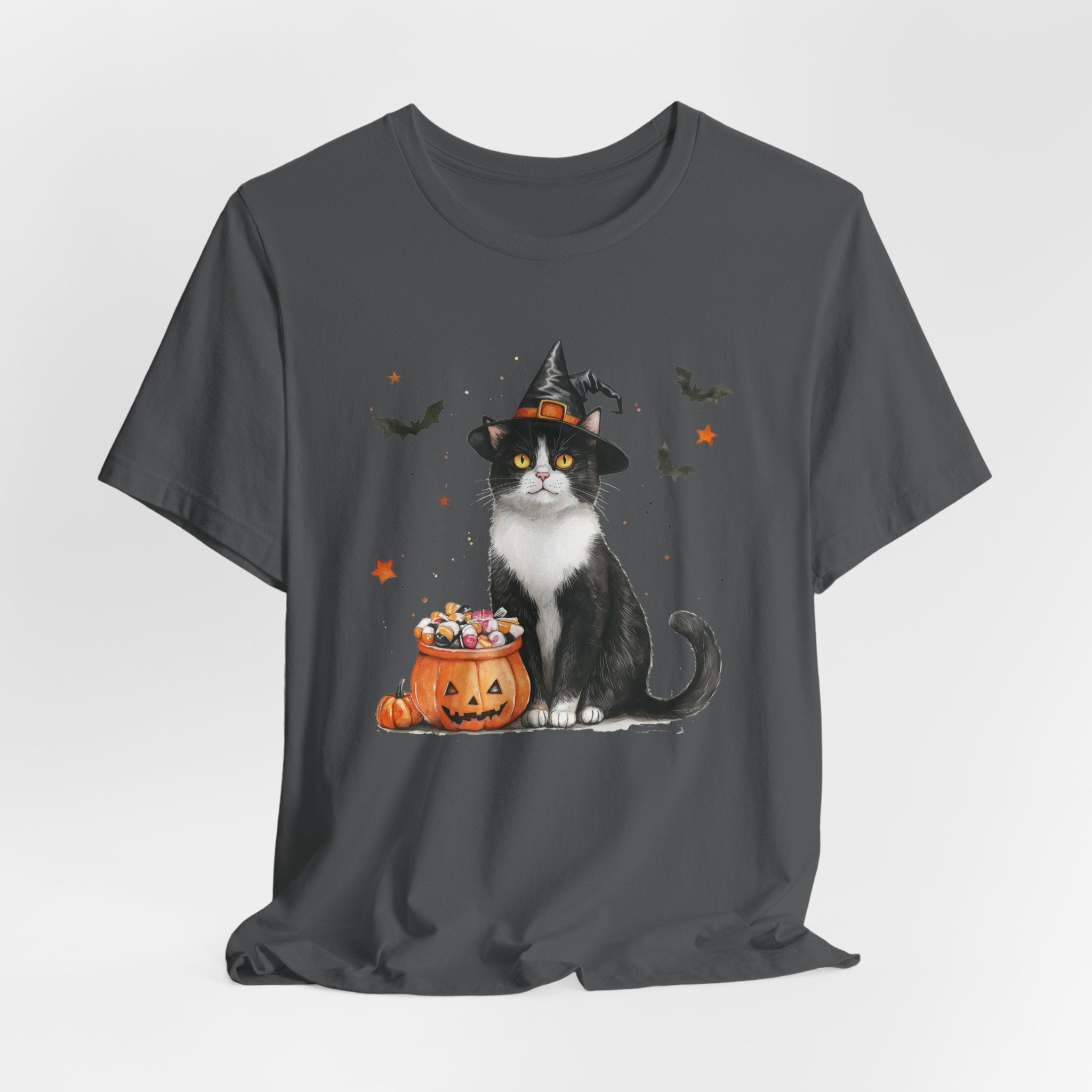 Shorthair Tuxedo Cat Bewitched Tee