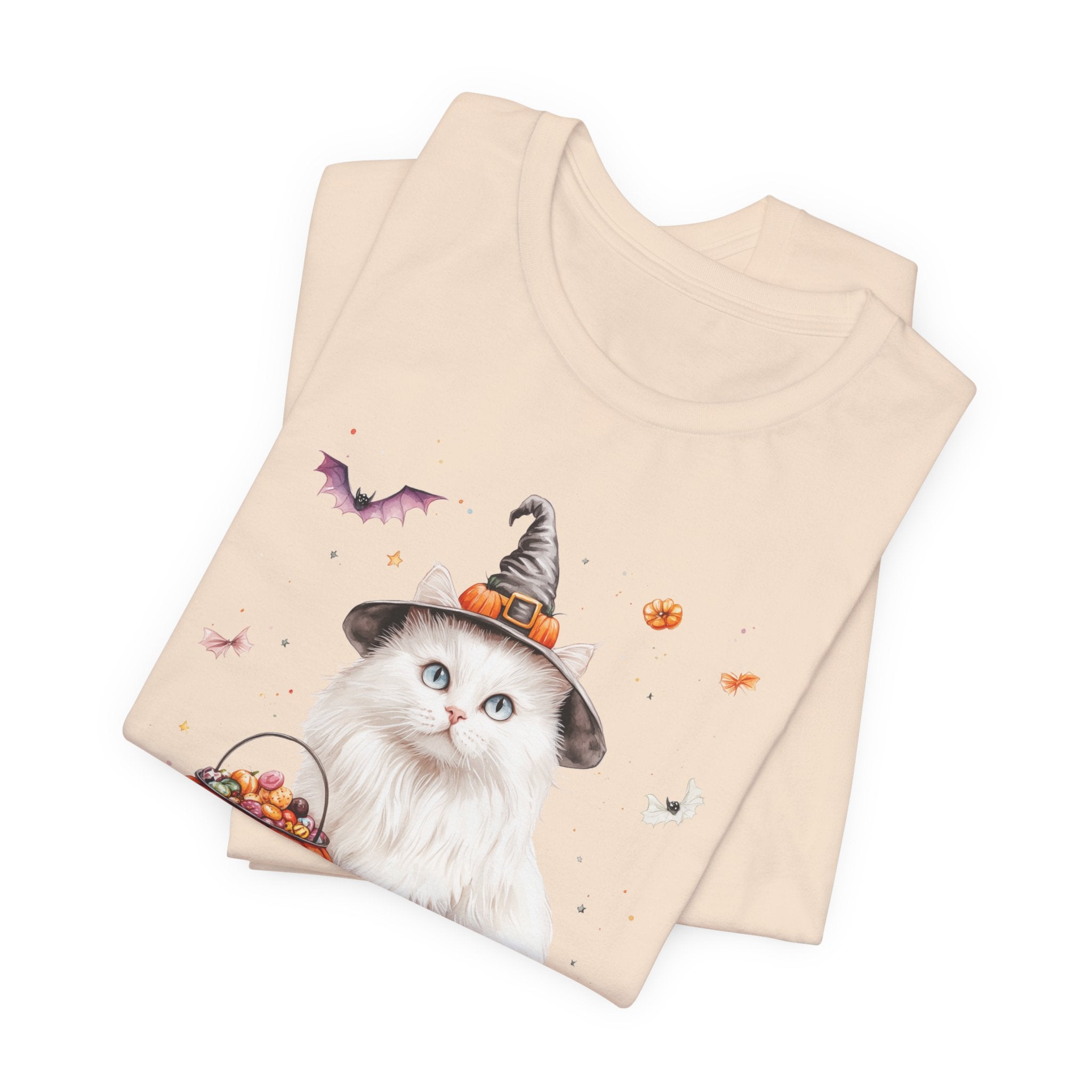 Longhair White Cat Bewitched Tee