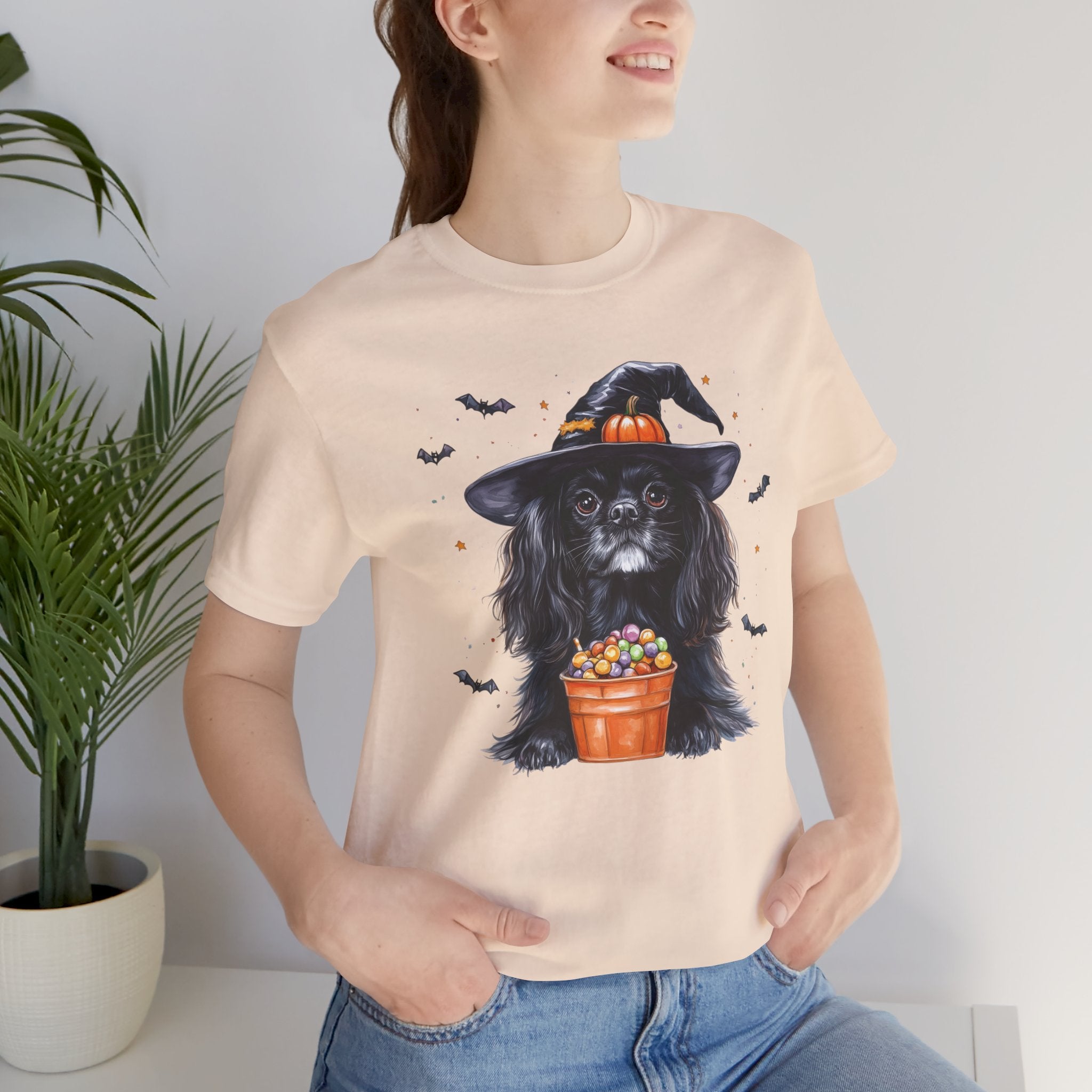 Black King Charles Cavalier Bewitched Tee