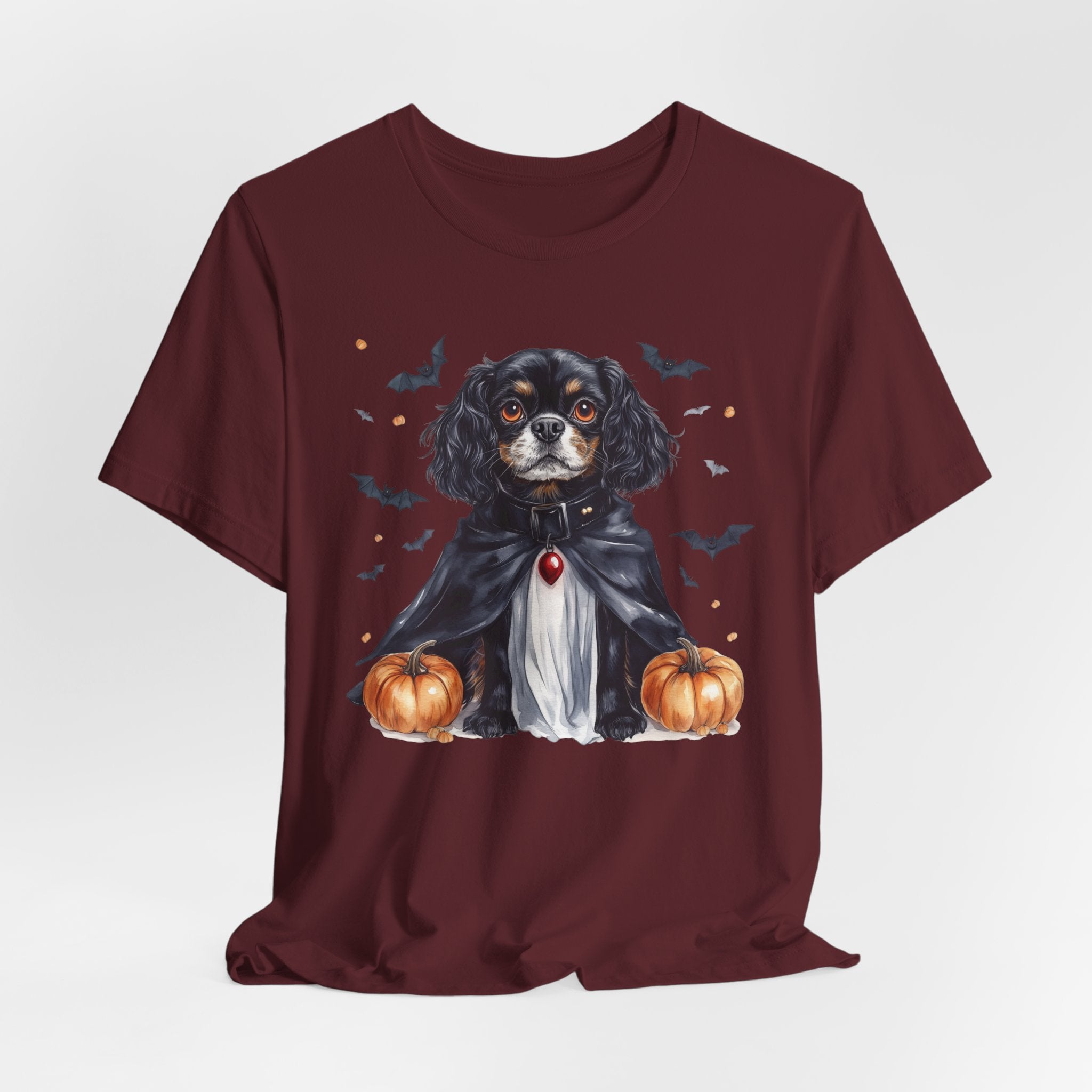 Black King Charles Cavalier Costume Tee