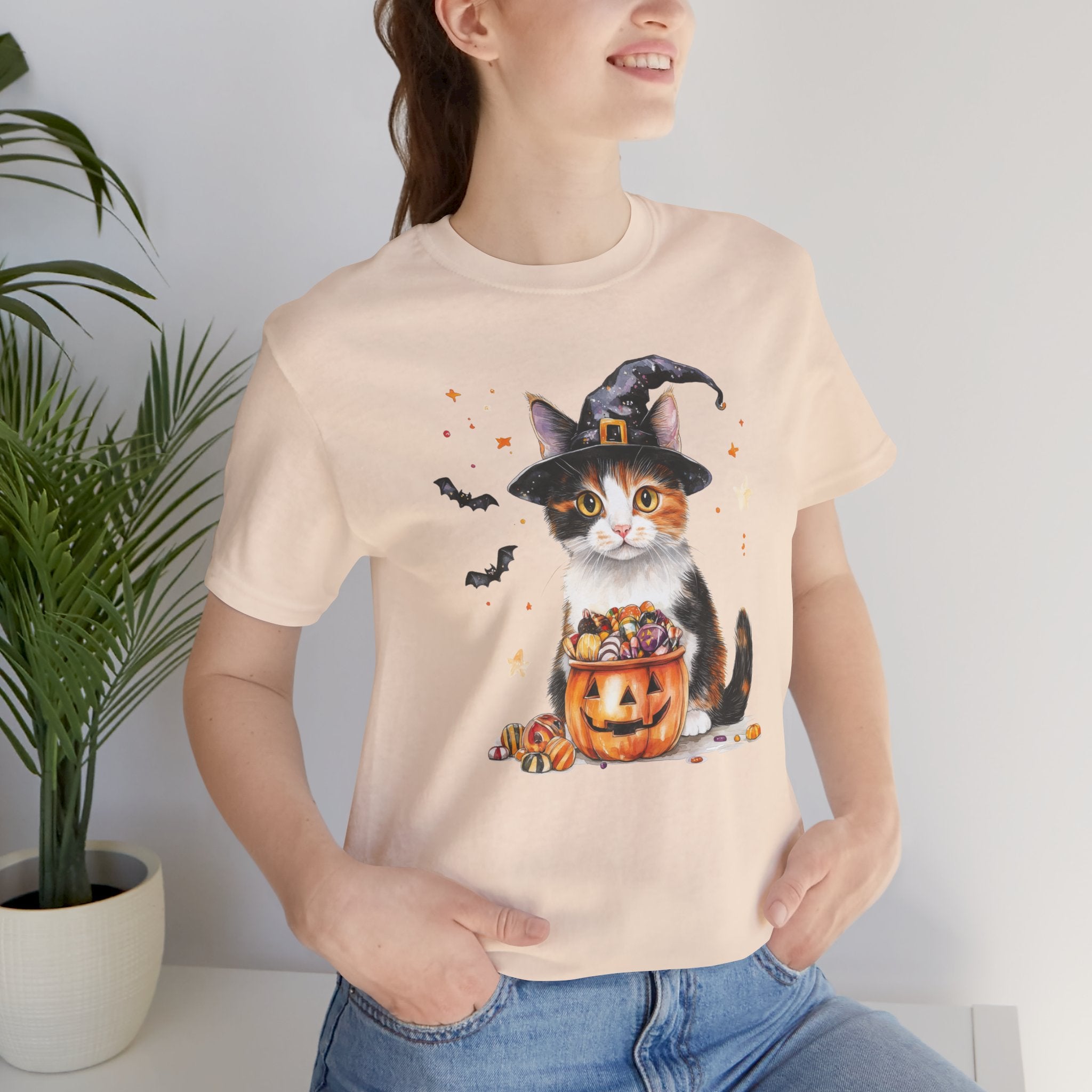 Shorthair Calico Cat Bewitched Tee