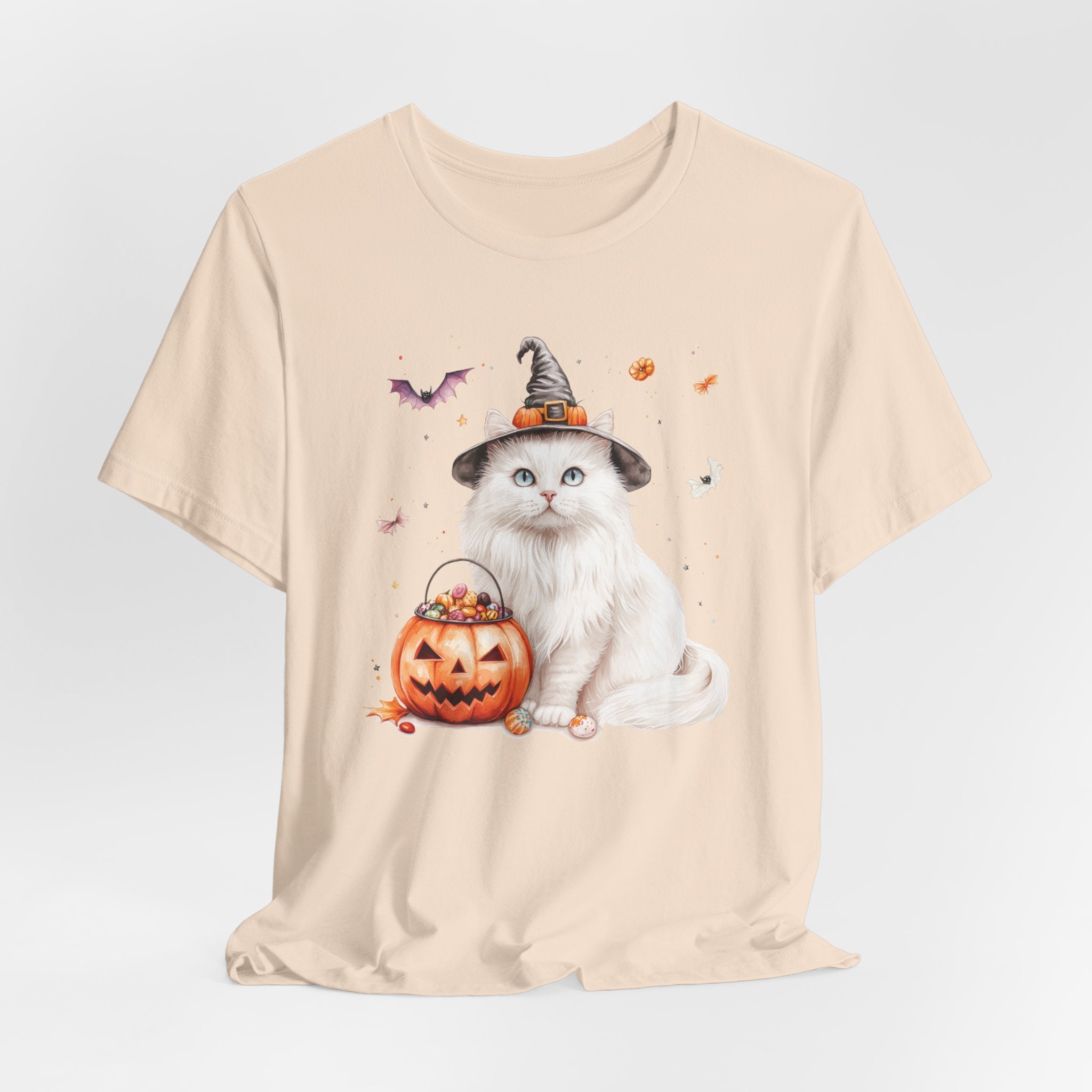 Longhair White Cat Bewitched Tee
