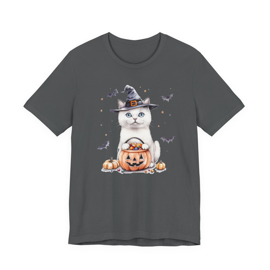 Shorthair White Cat Bewitched Tee