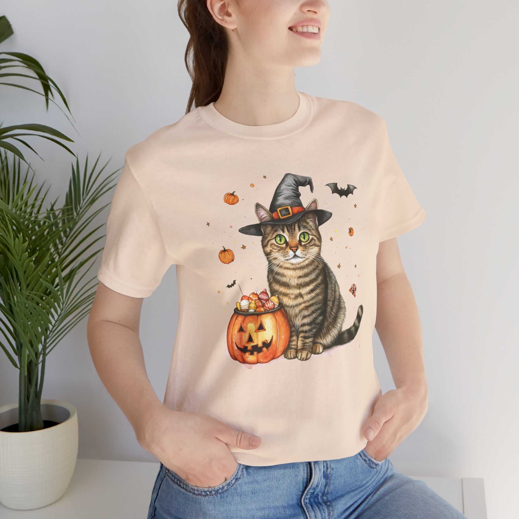 Shorthair Grey Tabby Cat Bewitched Tee