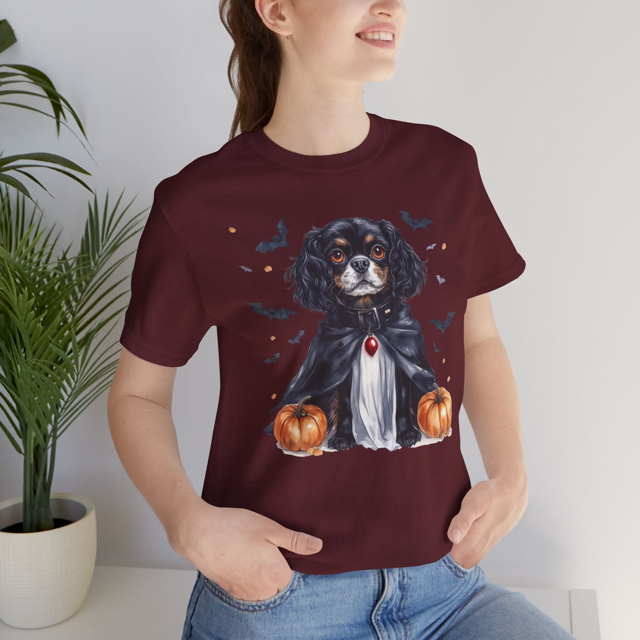 Black King Charles Cavalier Costume Tee
