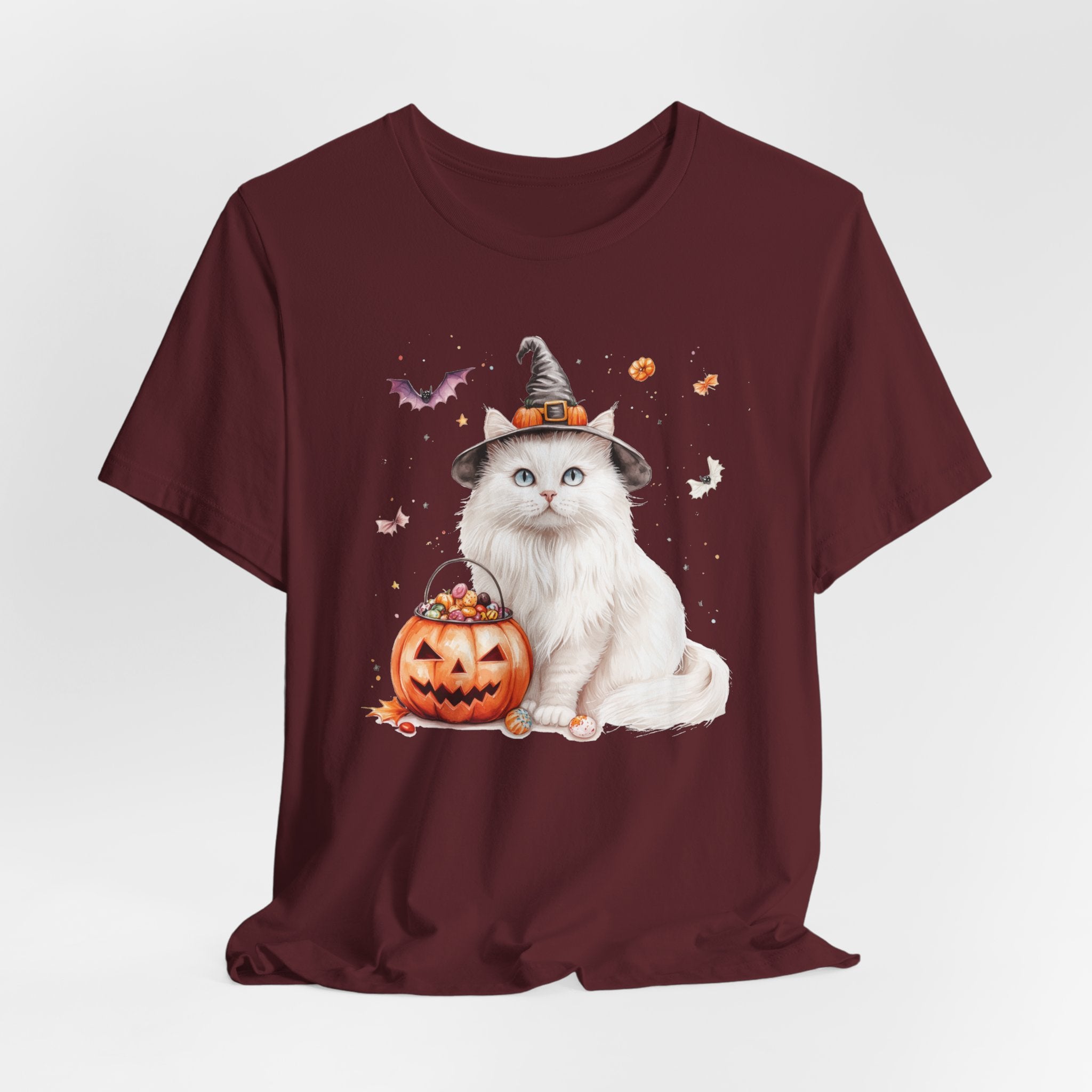 Longhair White Cat Bewitched Tee