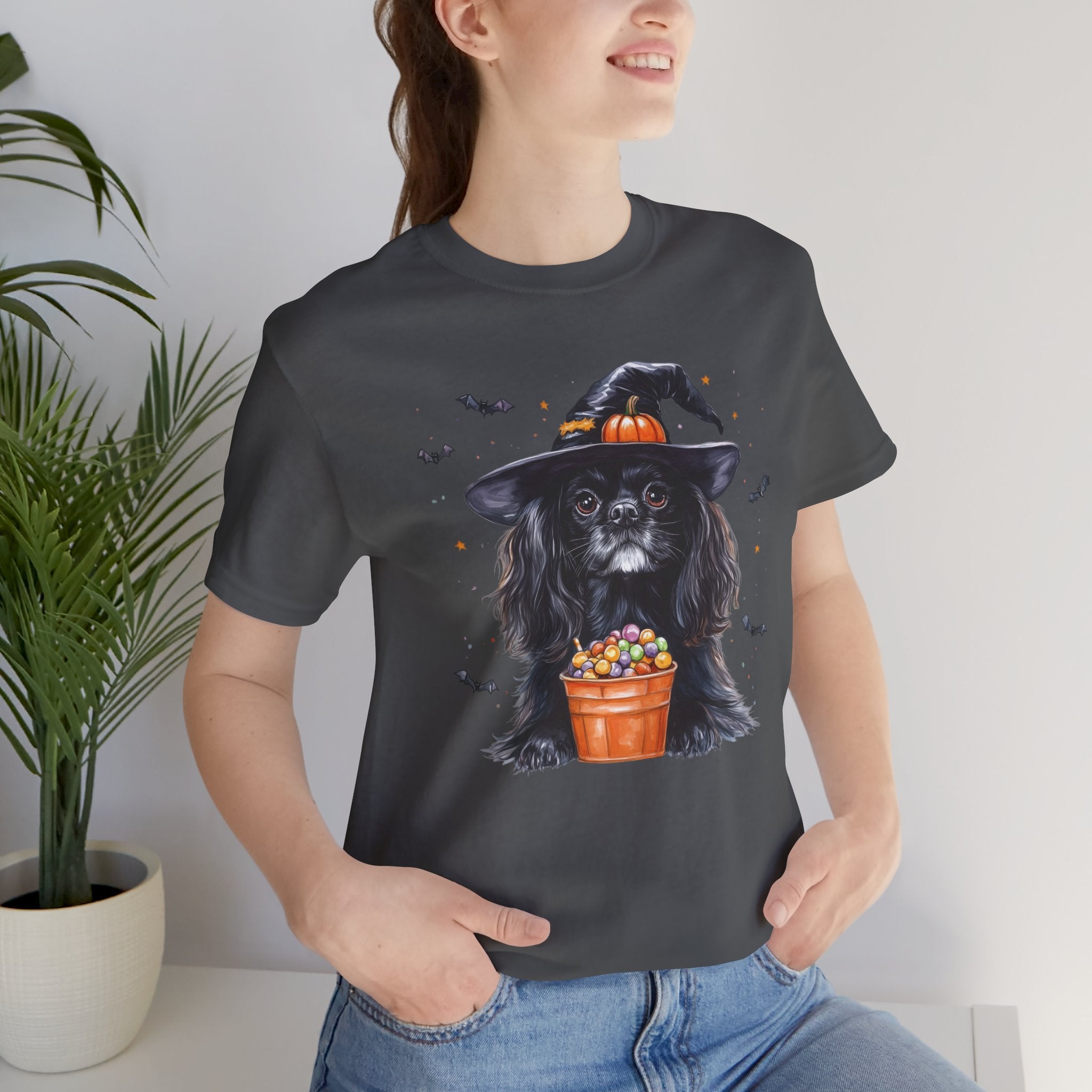Black King Charles Cavalier Bewitched Tee