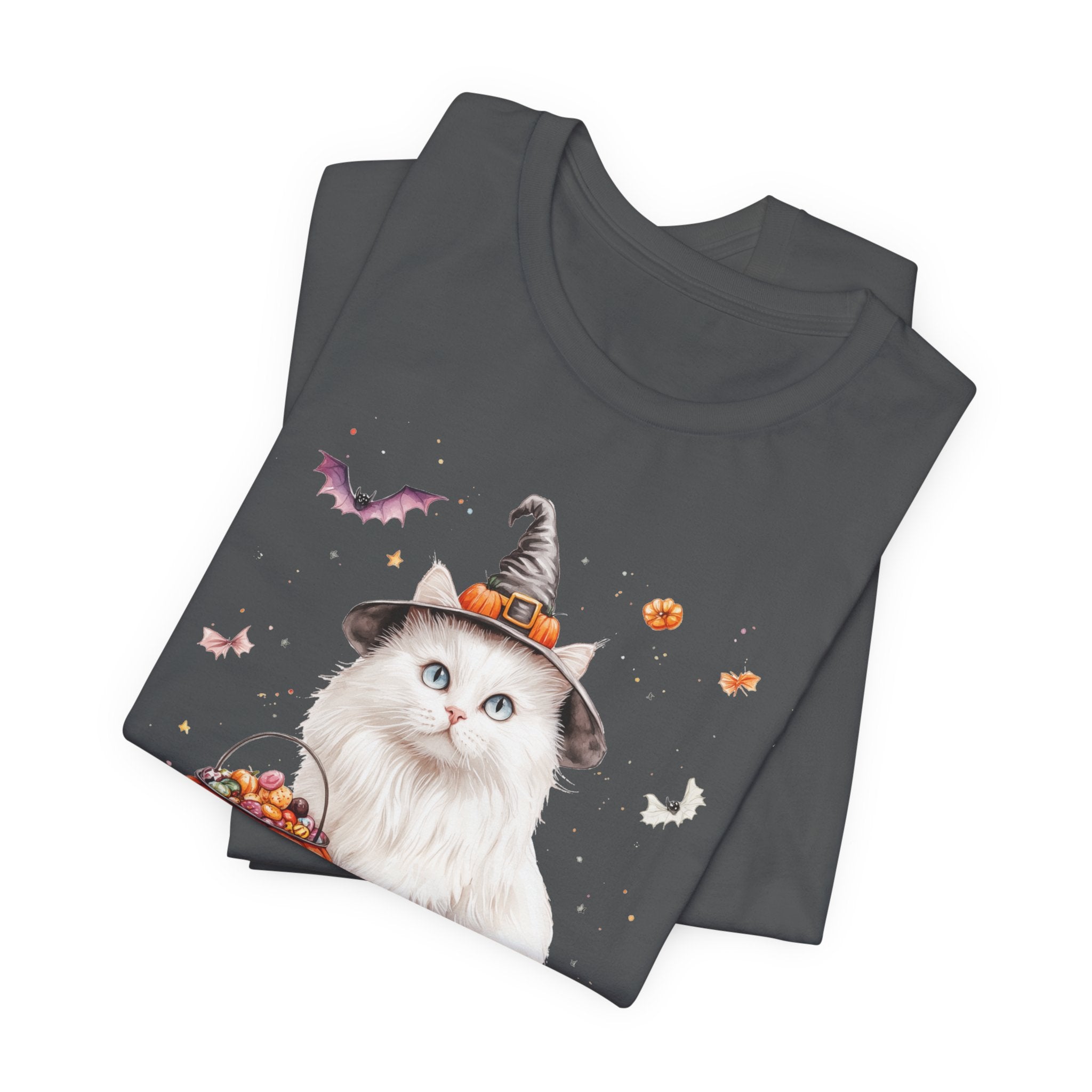 Longhair White Cat Bewitched Tee