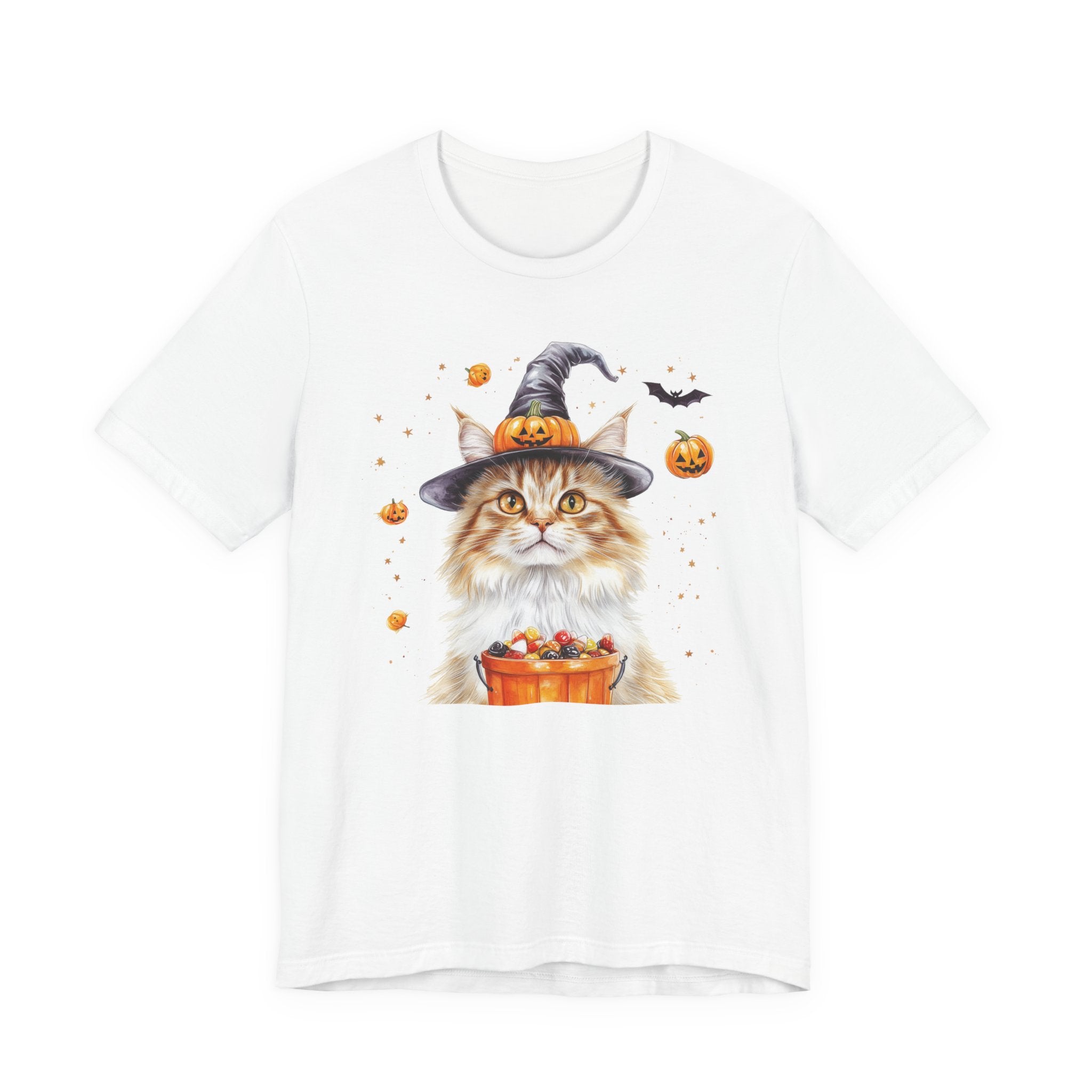 Longhair Orange Tabby Cat II Bewitched Tee