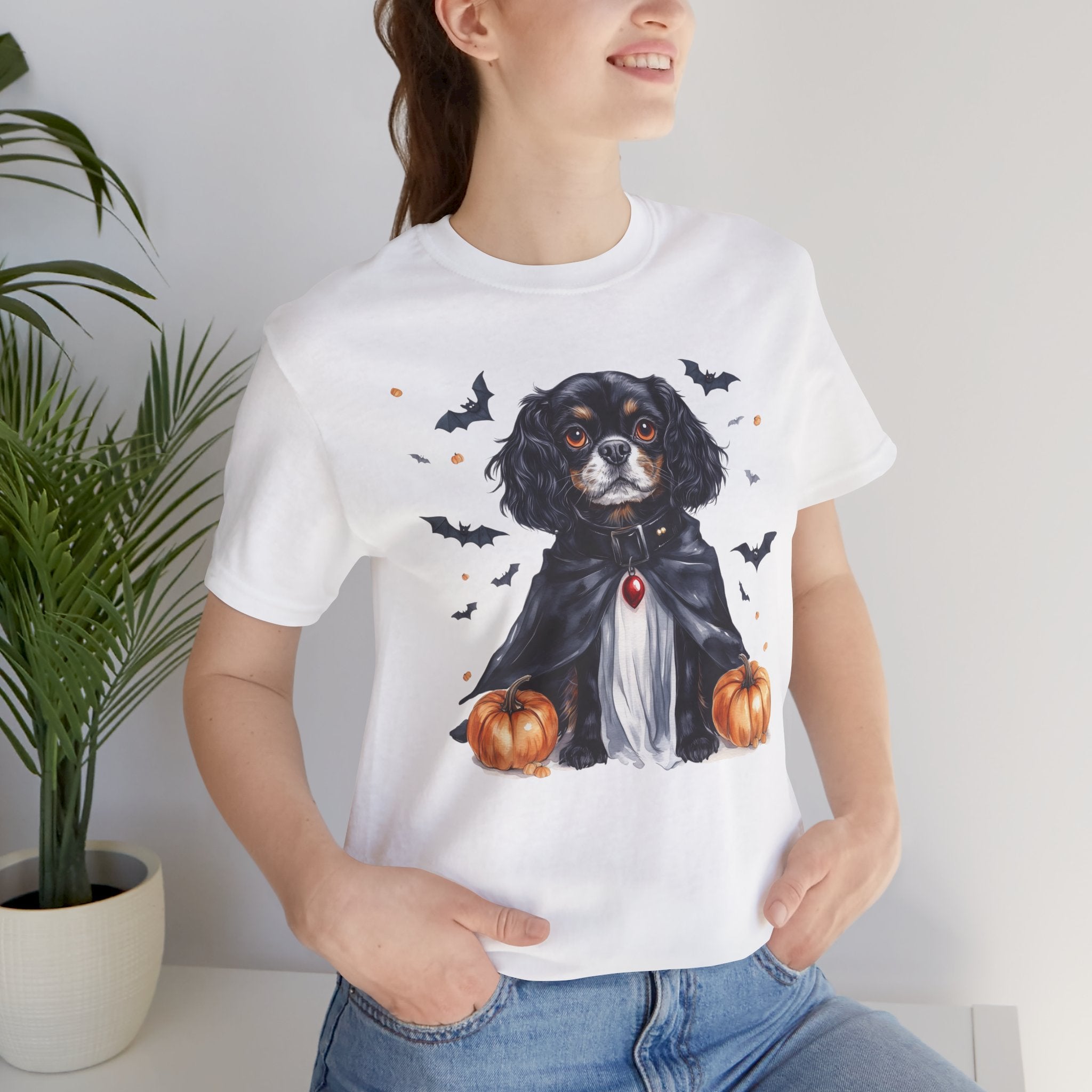 Black King Charles Cavalier Costume Tee