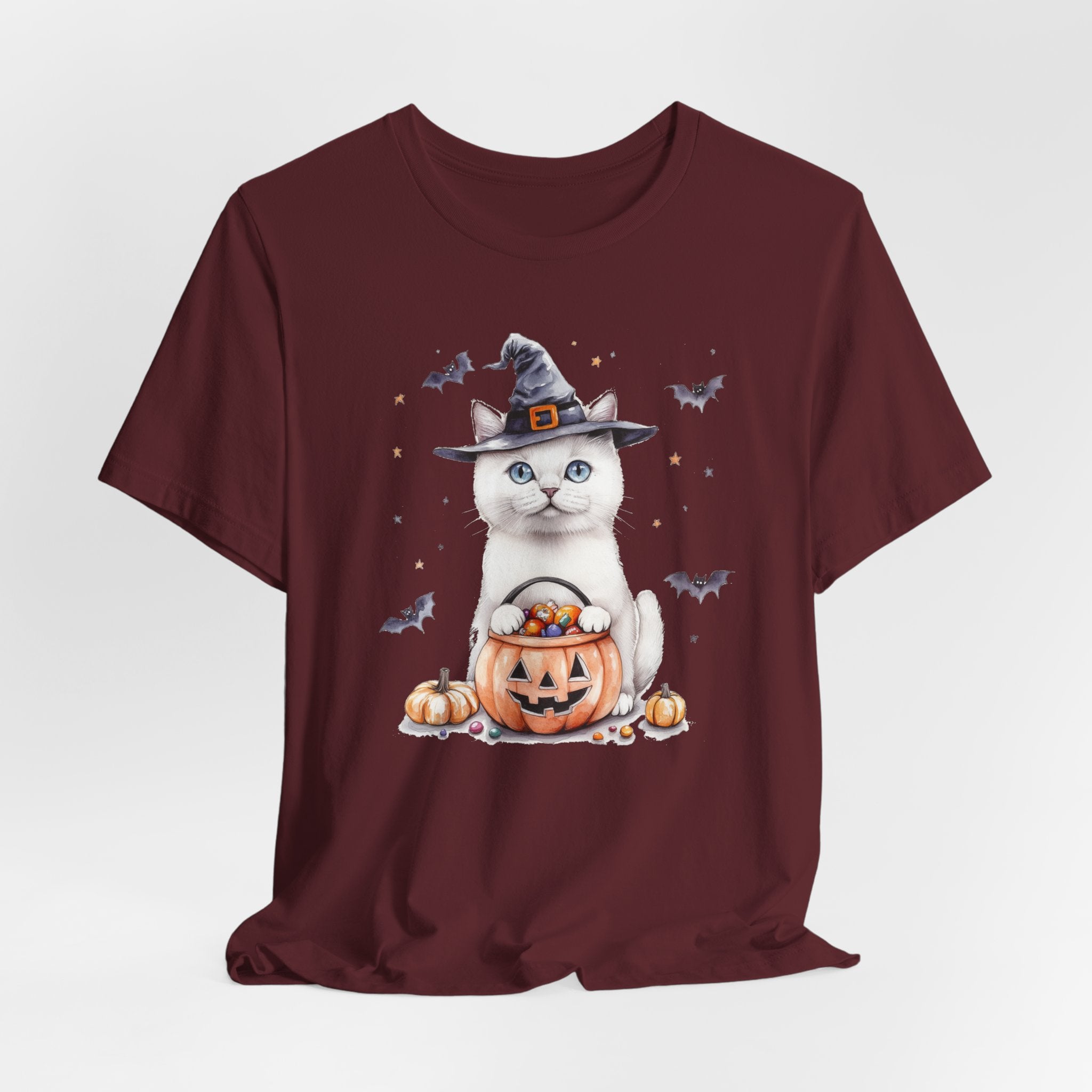 Shorthair White Cat Bewitched Tee